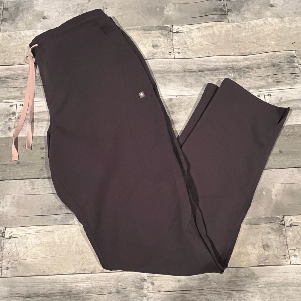 FIGS Charcoal Yola Skinny Scrub Bottoms